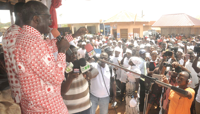  Dr Nduom at the Salaga North constituency rally